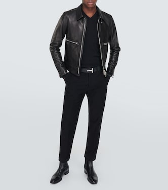 Giacca blouson in pelle | Tom Ford