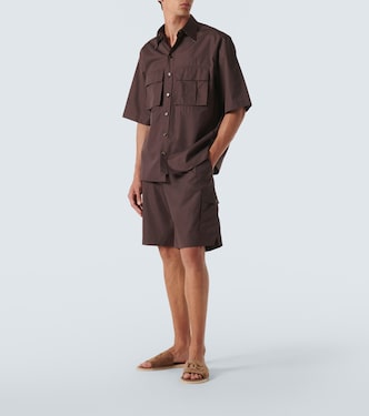 Camisa de popelín de algodón y seda | Dolce&Gabbana