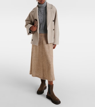 Jersey en mezcla de lana y cachemir | Brunello Cucinelli