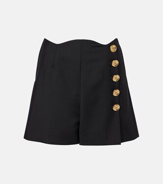 Embellished wool and mohair shorts | Givenchy