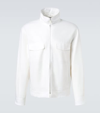 Cotton, linen, and silk jacket | Zegna