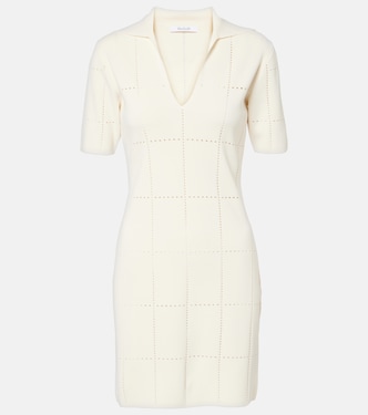 Abito corto Olivi in maglia a quadri | Max Mara