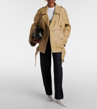 Giacca in pelle oversize | Toteme
