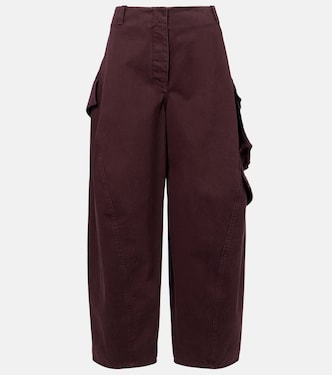 Pantaloni cargo in twill di cotone | Alaïa