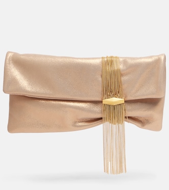 Clutch Zandra Small de ante adornado | Jimmy Choo