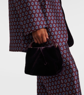 Sac Crisp Small en velours | Dries Van Noten