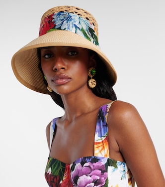 Chapeau en paille et raphia | Dolce&Gabbana
