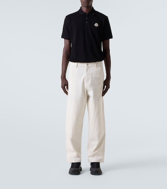 Logo cotton piqué polo shirt | Moncler
