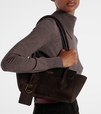 Firenze Small suede tote bag | Ferragamo