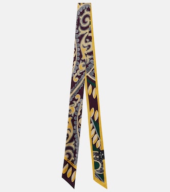 Sciarpa in twill di seta con stampa | Etro