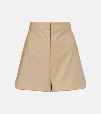 High-Rise Shorts Orbita aus einem Baumwollgemisch | Max Mara