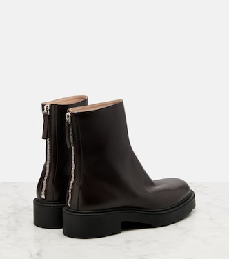 Nobilis Fast leather ankle boots | The Row