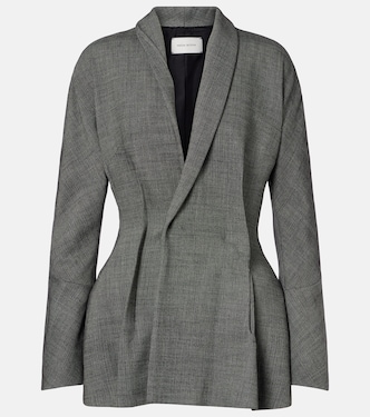Draped wool-blend blazer | Magda Butrym