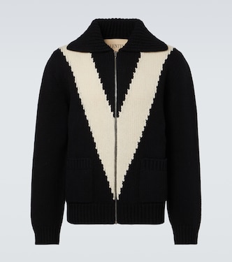 Virgin wool zip-up sweater | Valentino