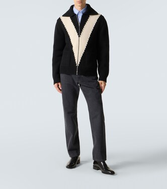 Virgin wool zip-up sweater | Valentino