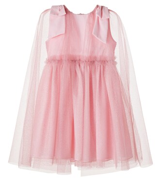 Bow-detail tulle dress | Patachou