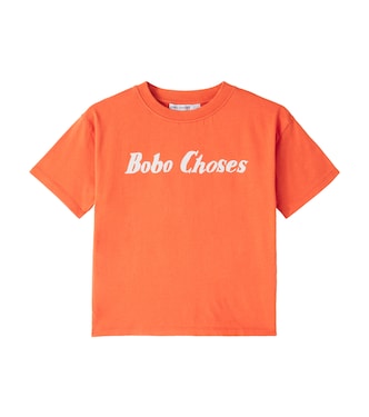 Camiseta de jersey de algodón con logo | Bobo Choses