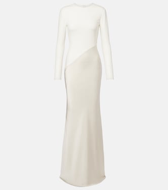 Robe aus Satin und Jersey | Roland Mouret