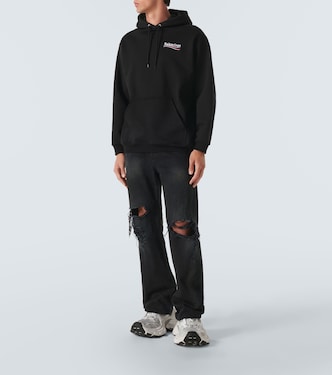 Sweat-shirt à capuche Political Campaign en coton | Balenciaga