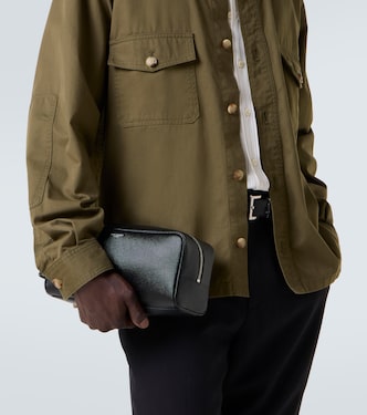 Leather washbag | Saint Laurent