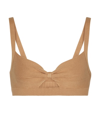 Bralette Cinch in maglia a coste | Live The Process