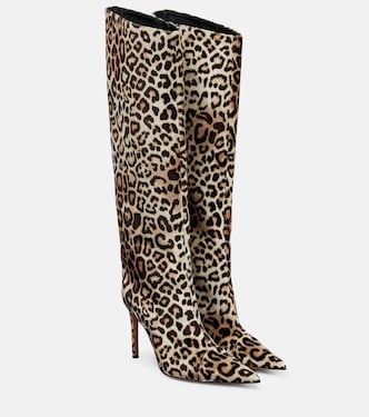 Botas altas de terciopelo | Alexandre Vauthier