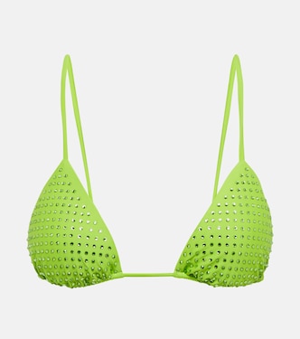 Embellished bikini top | Self-Portrait