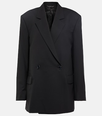 Double-breasted wool-blend blazer | Acne Studios