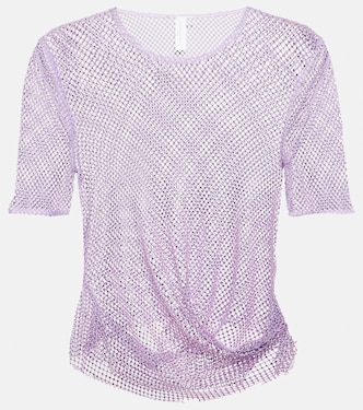 Top cropped Electra in mesh | Simkhai