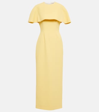 Elham cape crêpe midi dress | Emilia Wickstead