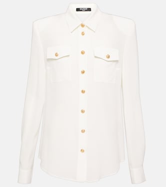 Chemise en crêpe de soie | Balmain