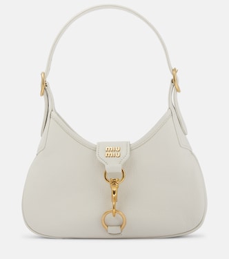Borsa a spalla Madras Small in pelle | Miu Miu