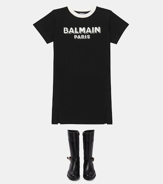 Stiefel aus Leder | Balmain Kids