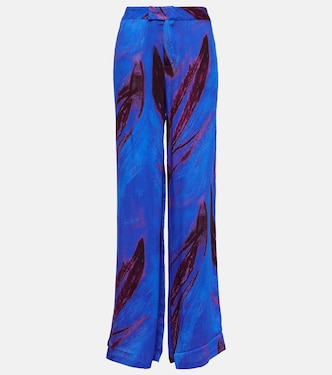 Pantaloni a gamba larga con stampa | Louisa Ballou