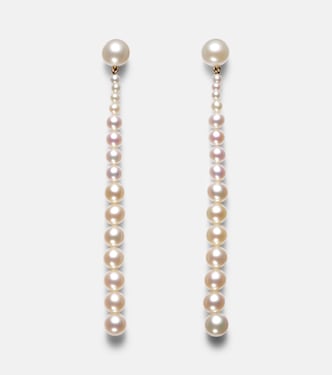 Boucles d'oreilles Piazza en or 18 ct et perles d'eau douce | Sophie Bille Brahe
