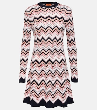 Zig Zag wool-blend minidress | Missoni