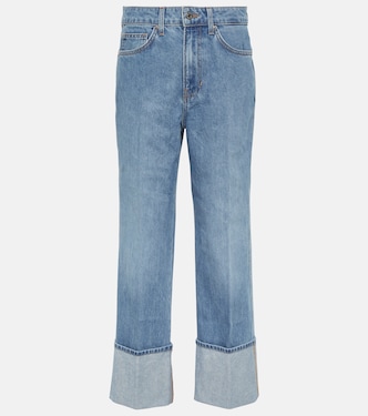 Jeans rectos Dylan de tiro alto | Veronica Beard