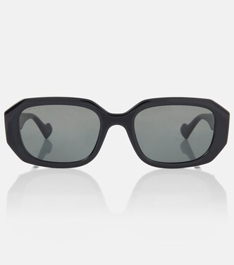 Occhiali da sole squadrati Double G | Gucci