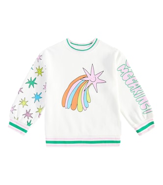 Sudadera de jersey de algodón estampada | Stella McCartney Kids