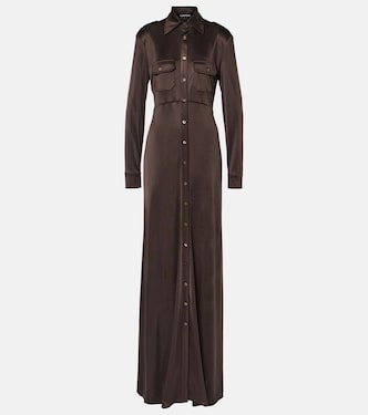 Vestido largo de jersey | Tom Ford
