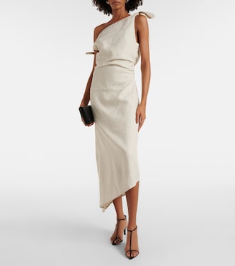 Affogato linen midi dress | SIR