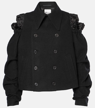 Giacca in lana con cut-out | Noir Kei Ninomiya