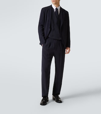 Blazer con chevrón en jacquard | Giorgio Armani