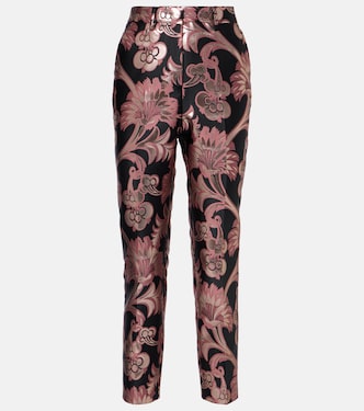 Pantalones de traje en jacquard floral | Etro