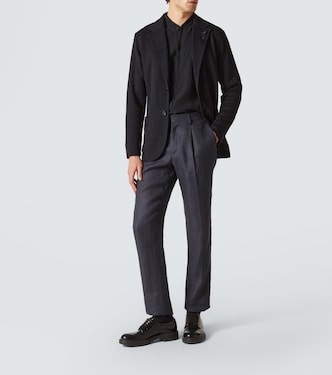 Blazer in lino e cotone | Lardini