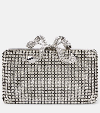 Clutch Bow Small mit Kristallen | Self-Portrait