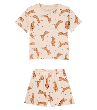 T-shirt e shorts Lin in cotone | Konges Sløjd