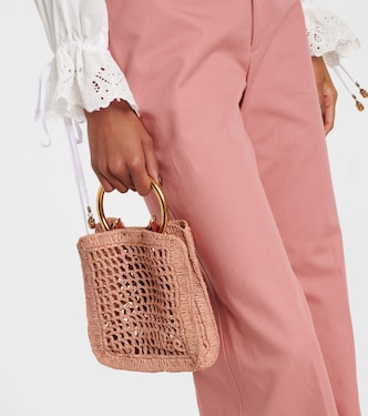 Summer Banana Mini raffia crossbody bag | Chloé
