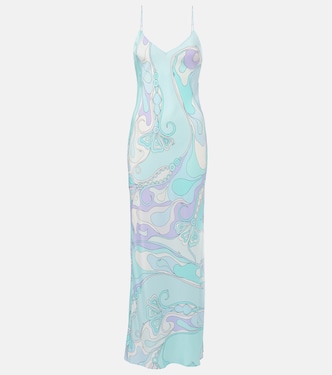 Orchidee silk maxi dress | Pucci