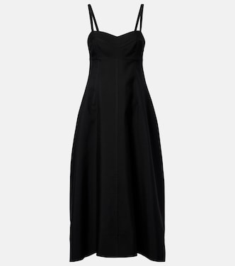 Gabardine midi dress | Jil Sander